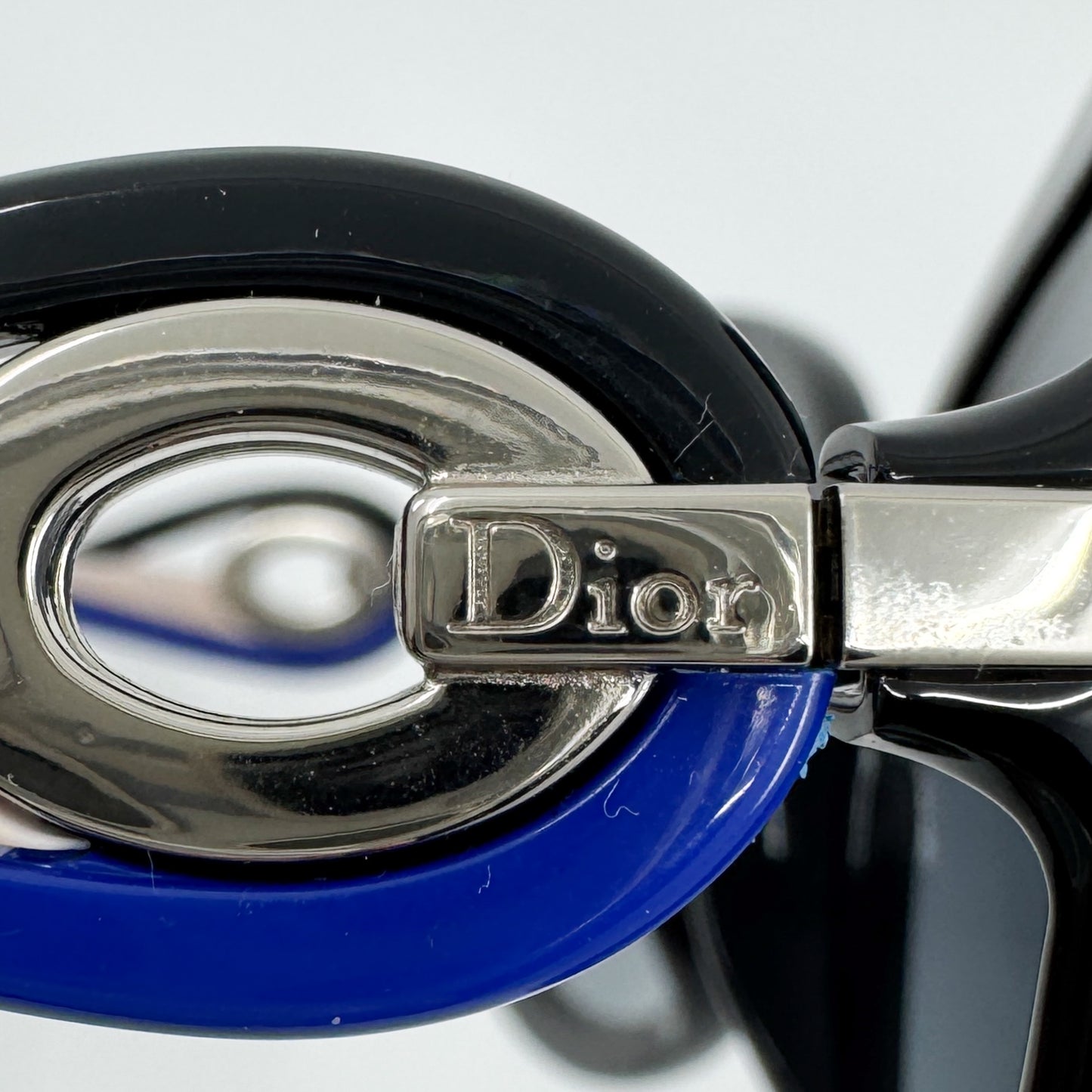 Christian Dior Vintage Black Twisting Optyl Butterfly Sunglasses