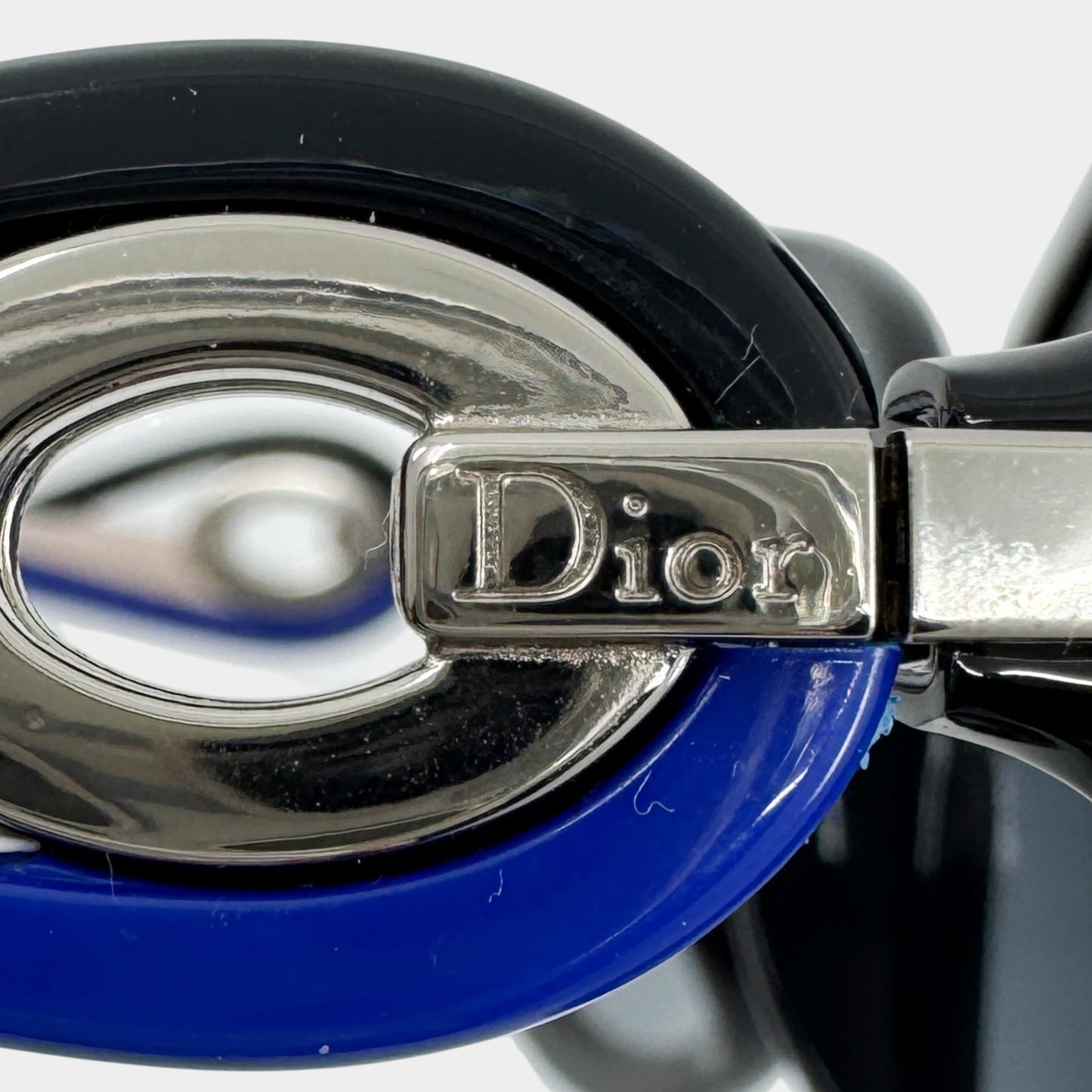 Christian Dior Vintage Black Twisting Optyl Butterfly Sunglasses