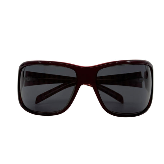 Emporio Armani Vintage Deep Red Wraparound Sunglasses 9178/S