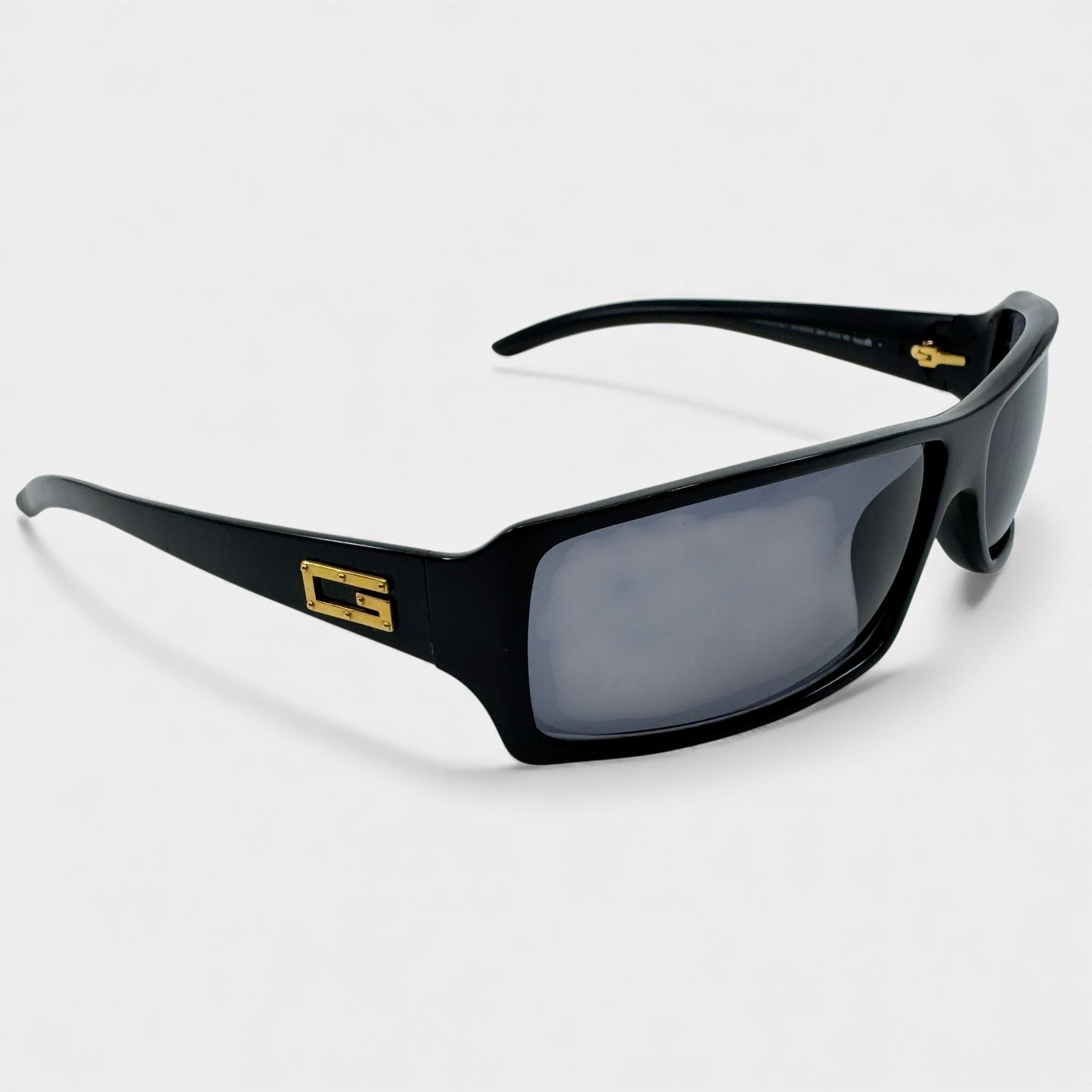 Gucci Vintage Black Rectangle Sunglasses GG2515/S