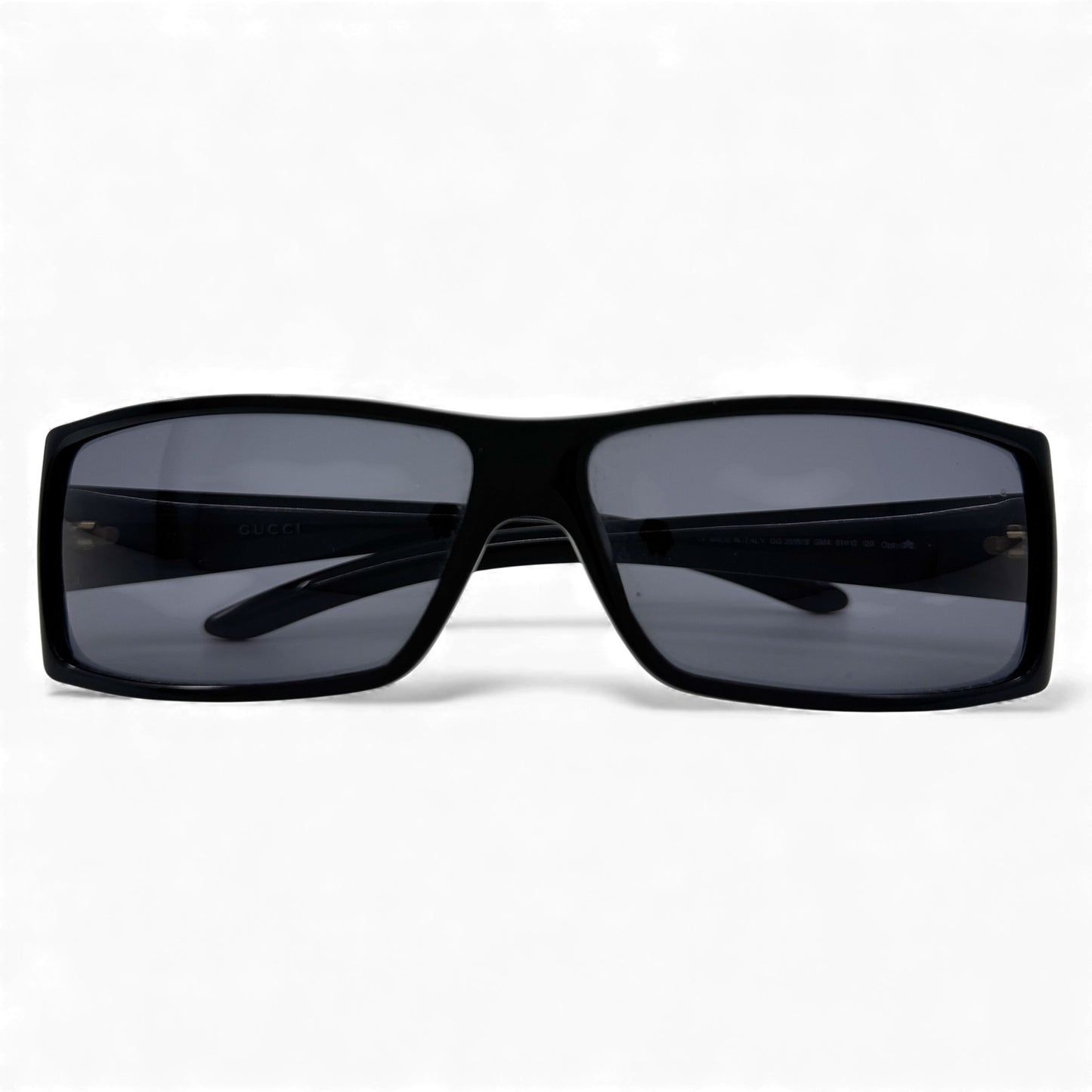 Gucci Vintage Black Rectangle Sunglasses GG2515/S