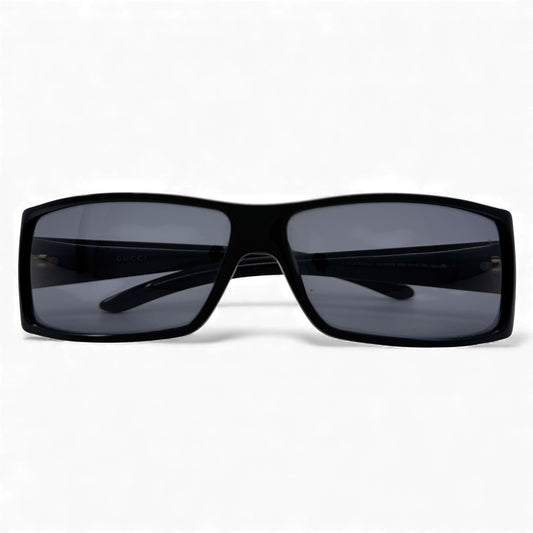Gucci Vintage Black Rectangle Sunglasses GG2515/S