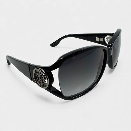 Gucci Vintage Black Rectangle Gradient Lens Sunglasses GG3059/S