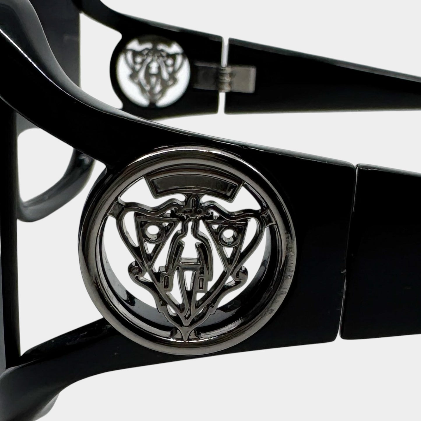 Gucci Vintage Black Rectangle Gradient Lens Sunglasses GG3059/S