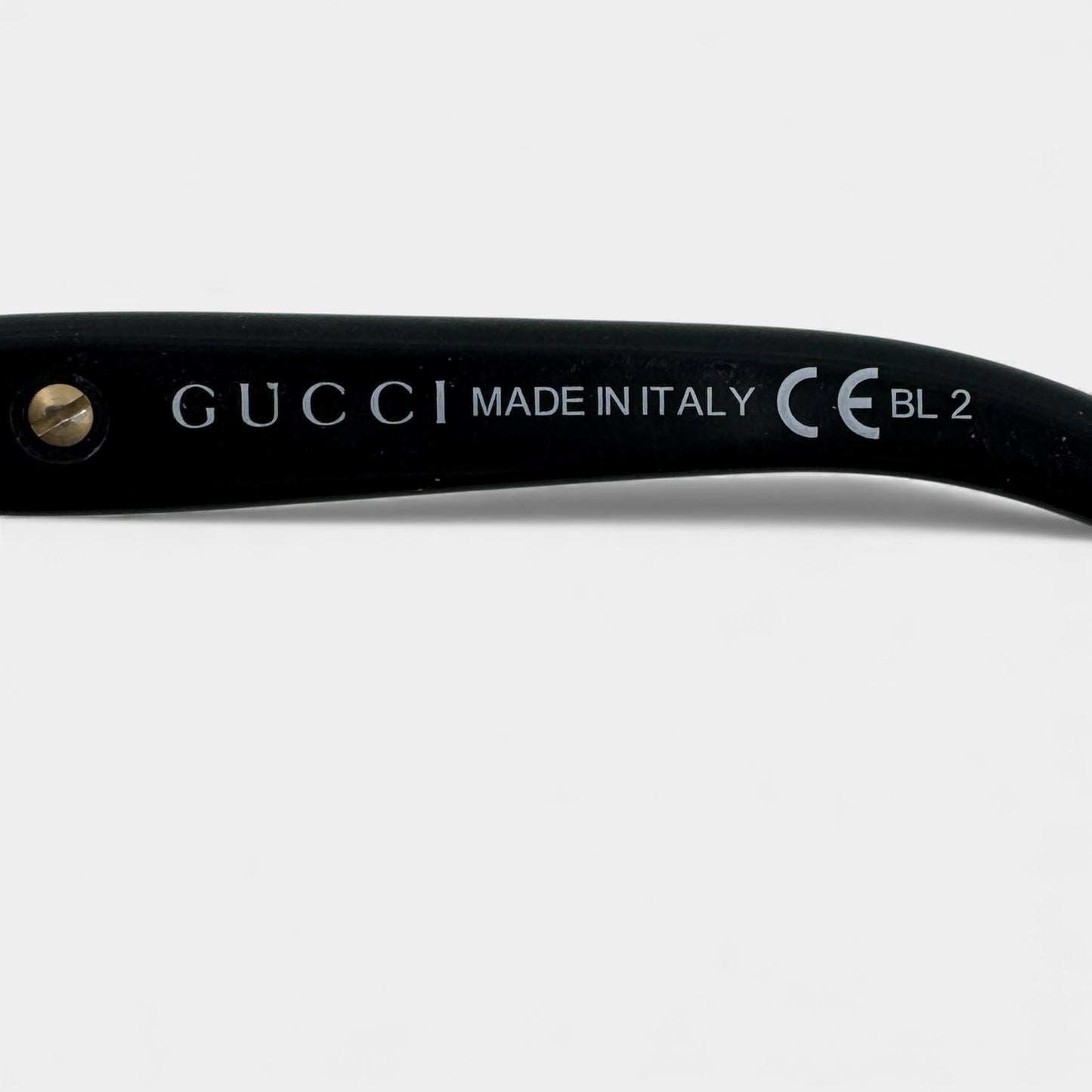 Gucci Vintage Gold & Black Aviator Sunglasses GG4225/S