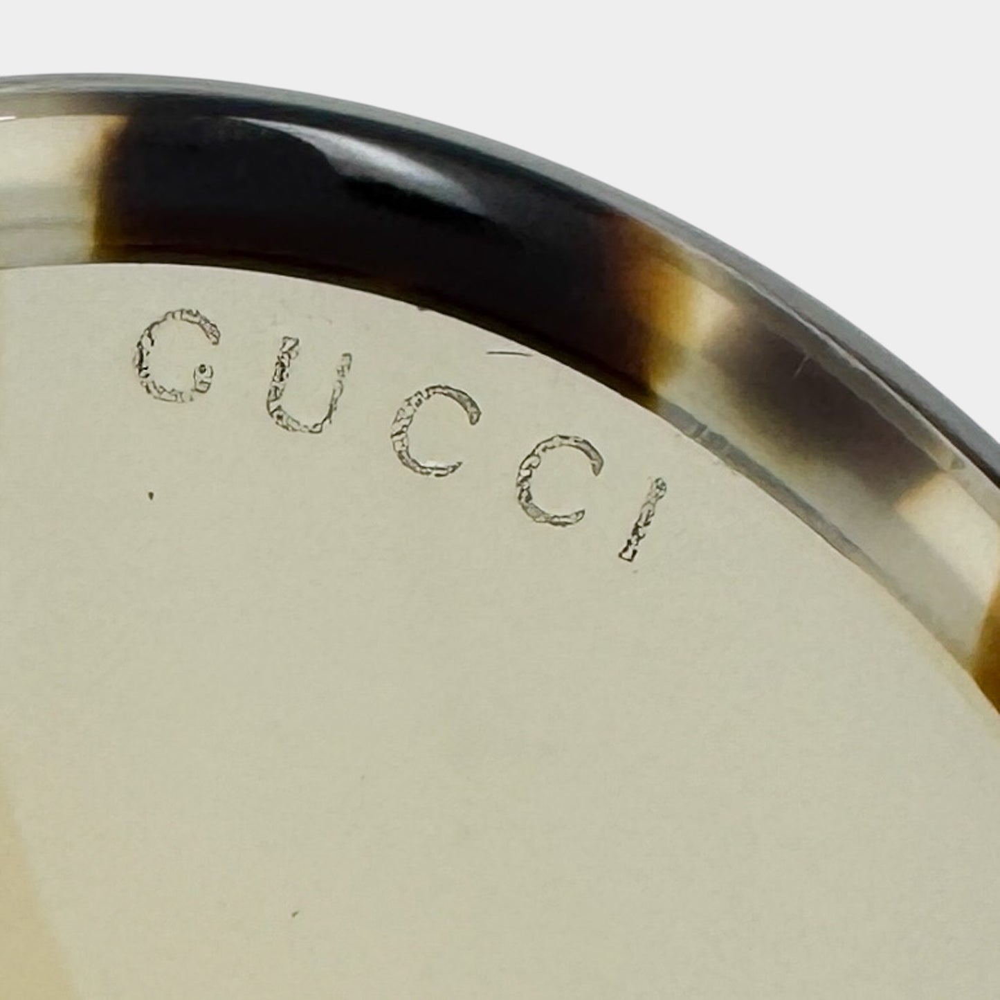 Gucci Vintage Tortoiseshell & Silver Round Sunglasses GG4252/N/S