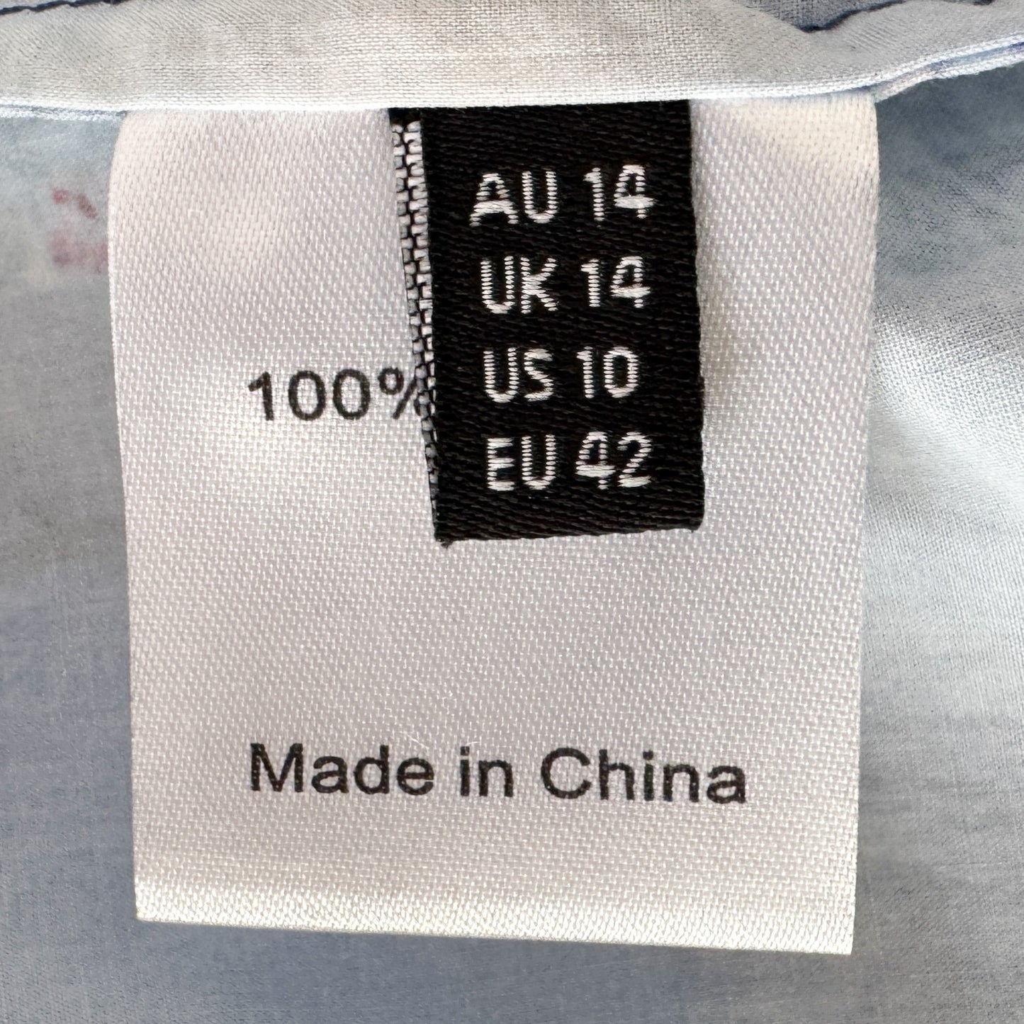 Romance Was Born X Samuel Hodge Blue Floral Petit Palais Cotton Top AU14 [NEW]