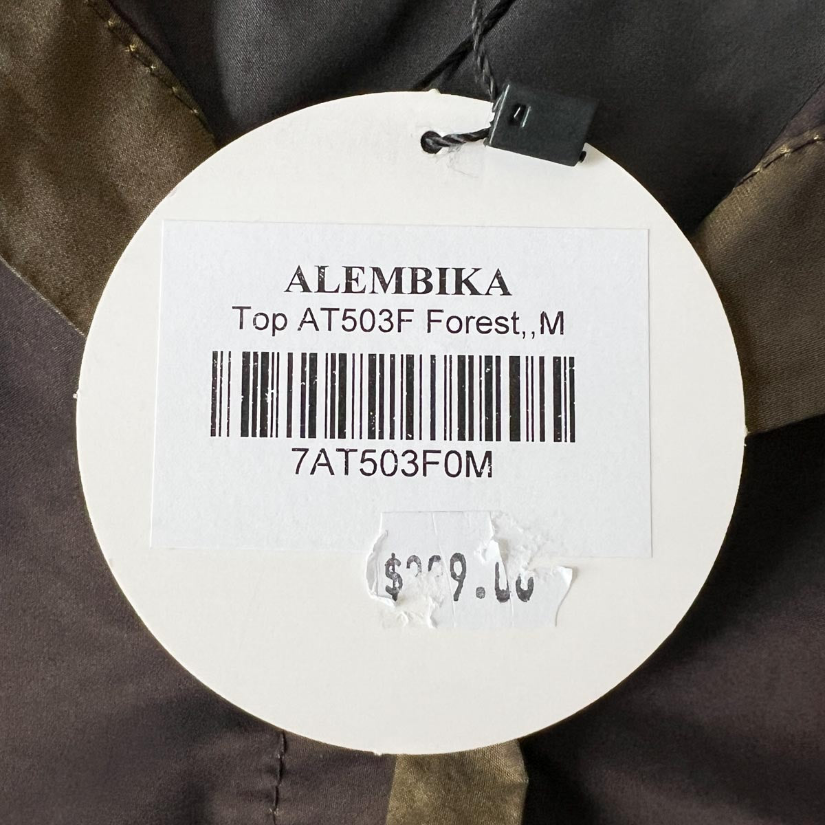 Alembika Green Cropped Boxy Shirt Forest Green Top M ~ AU12-14 [NEW]