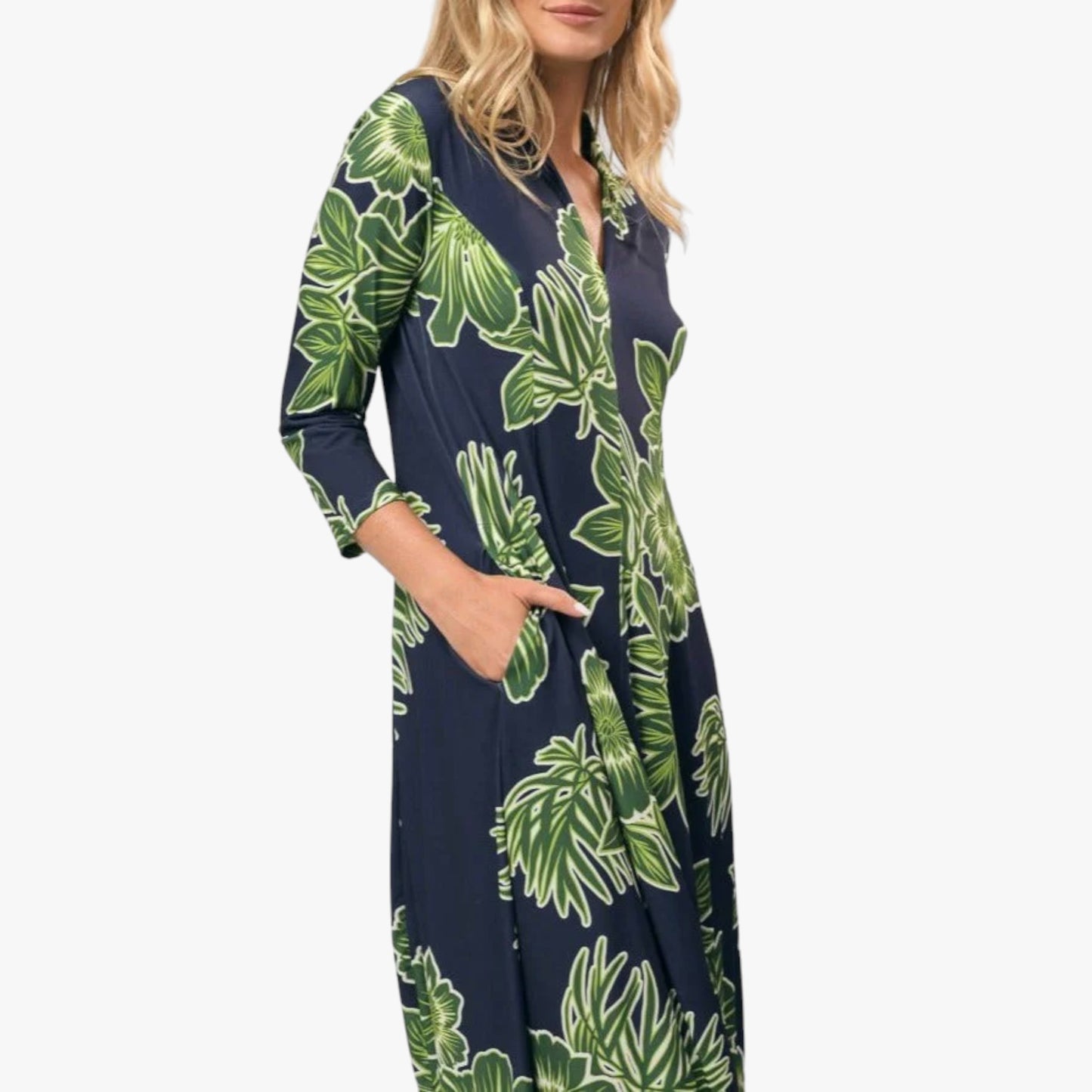 Alembika Green Island Cocoon Jersey Dress 2 ~ AU12-14 [NEW]