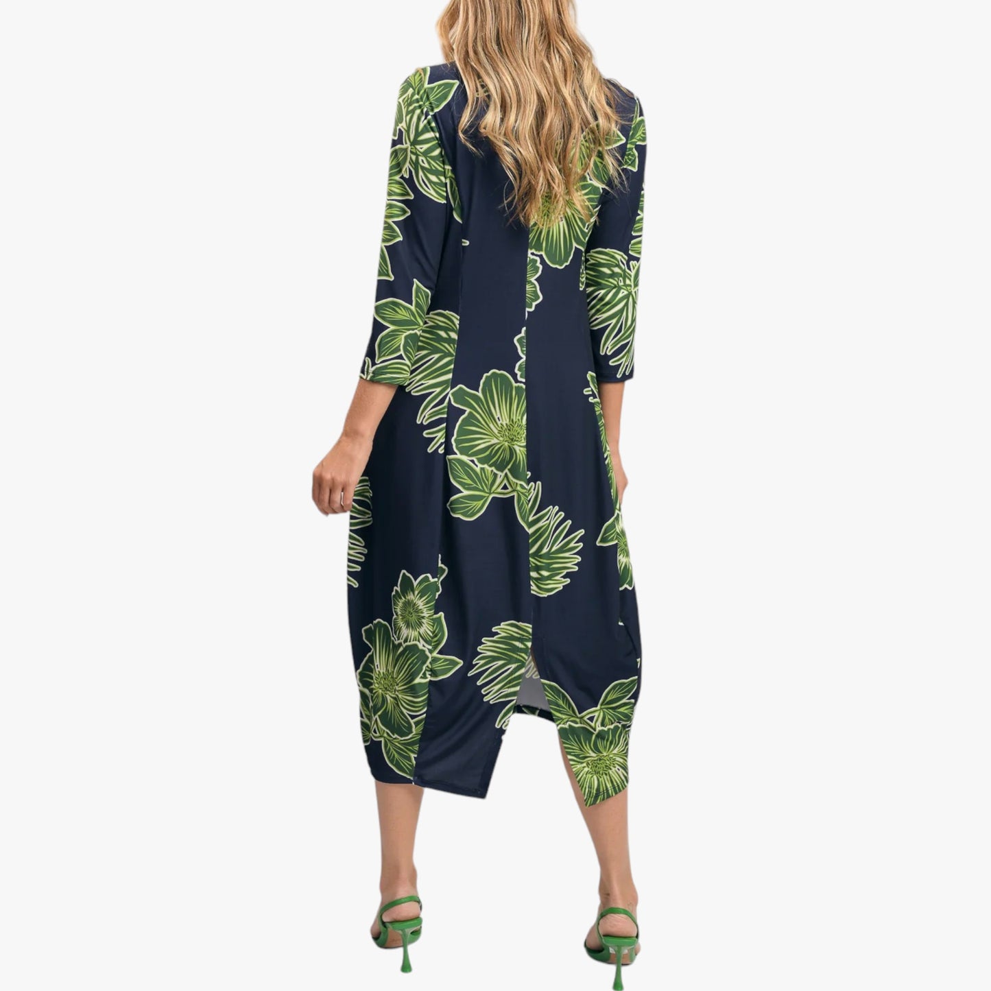 Alembika Green Island Cocoon Jersey Dress 2 ~ AU12-14 [NEW]