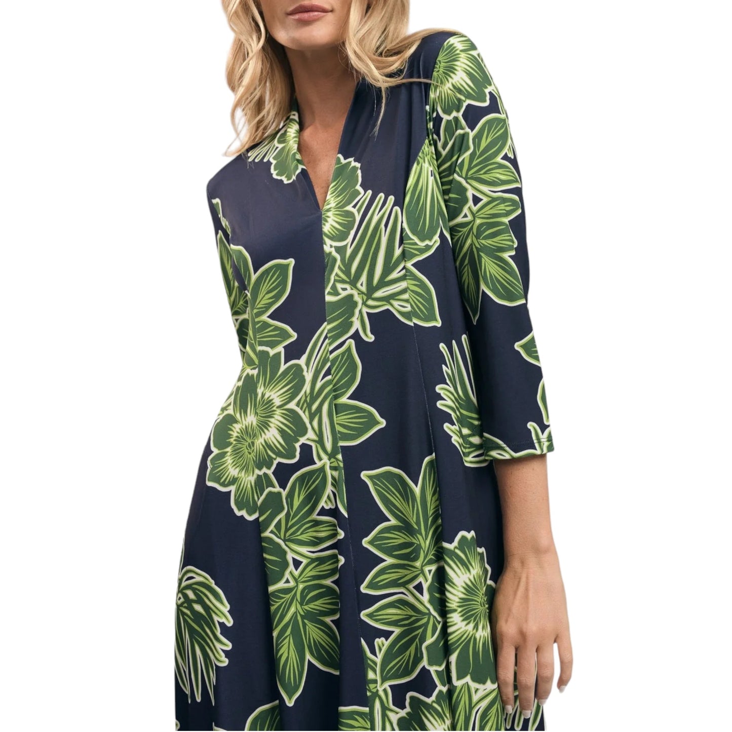 Alembika Green Island Cocoon Jersey Dress 2 ~ AU12-14 [NEW]