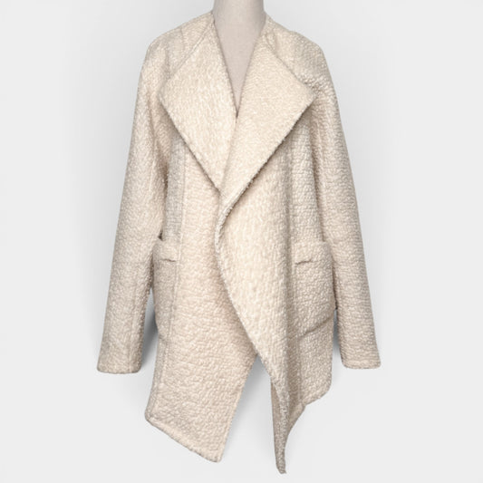 Andiamo Aspen Cream Wool Coccon Coat AU10 ~ AU12 ~ Medium