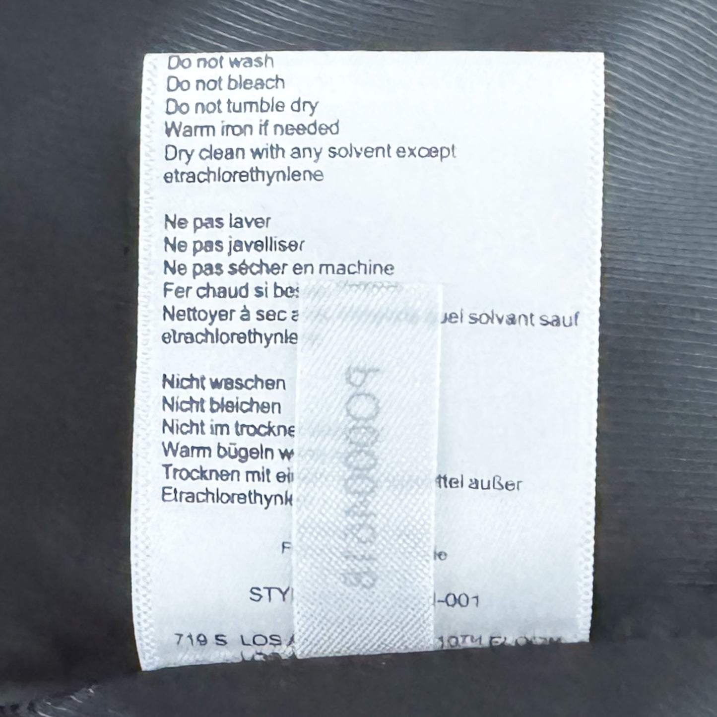 Anine Bing Black Cream Herringbone Double Breasted Wool Coat M ~ AU12-14 [NEW]