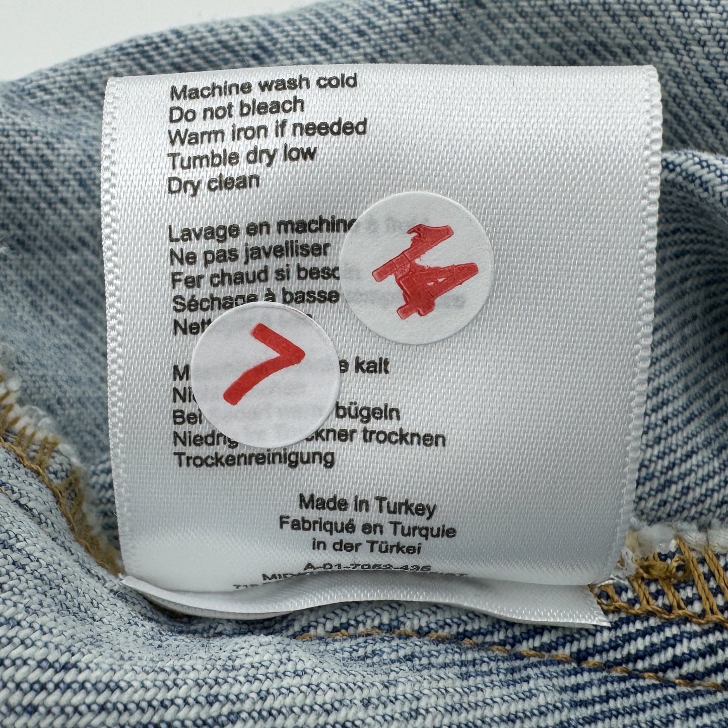 Anine Bing Blue Wash Denim Rory Jacket Medium ~ AU10-12