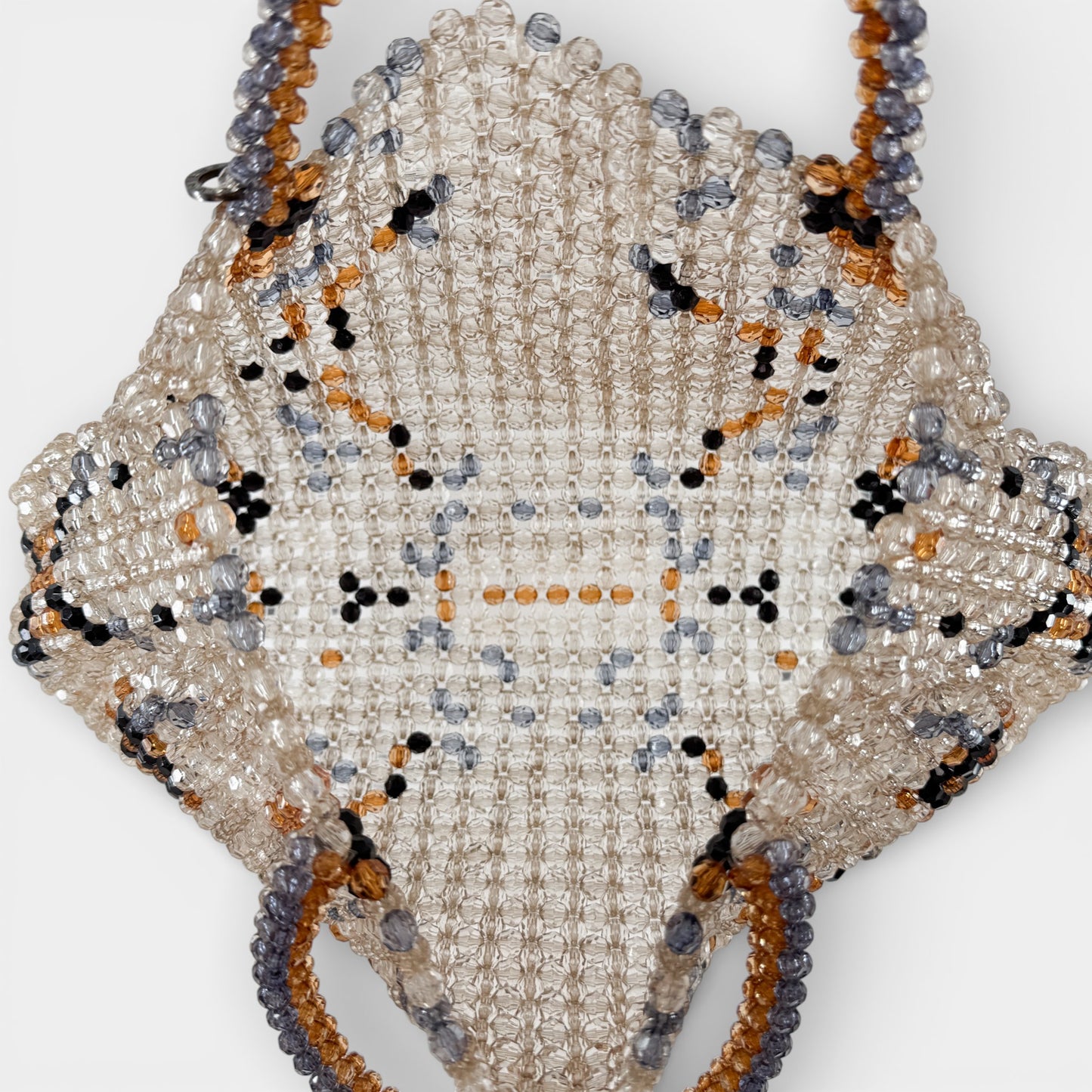 Anteprima Italy Multicoloured Beaded Tote Bag