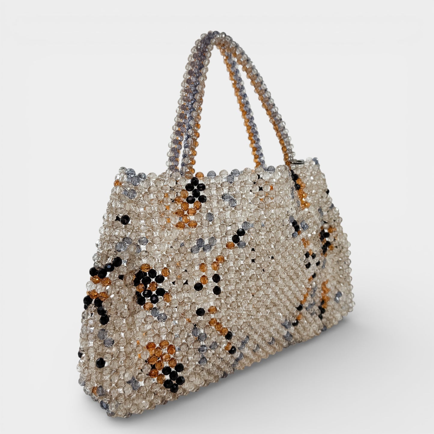 Anteprima Italy Multicoloured Beaded Tote Bag