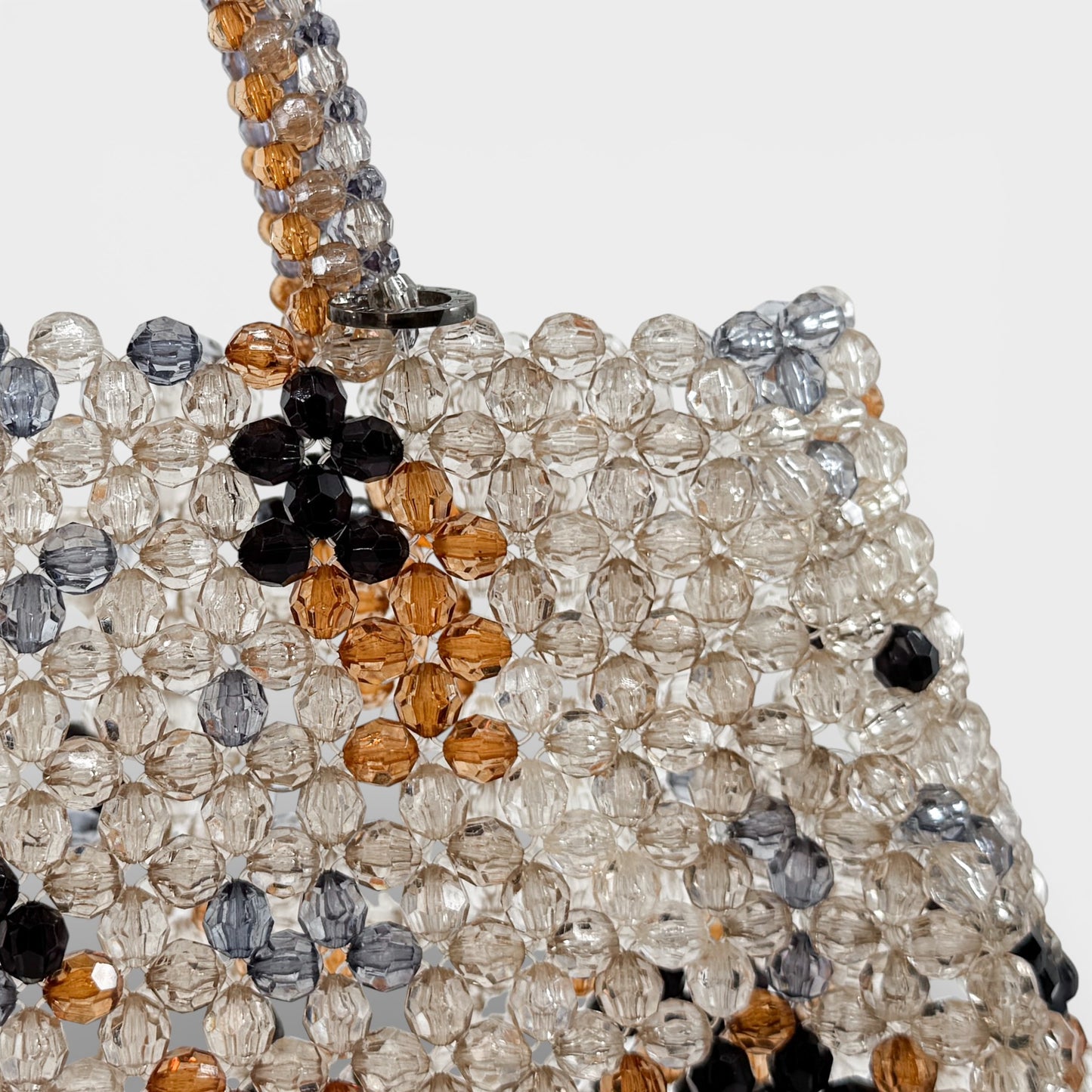 Anteprima Italy Multicoloured Beaded Tote Bag