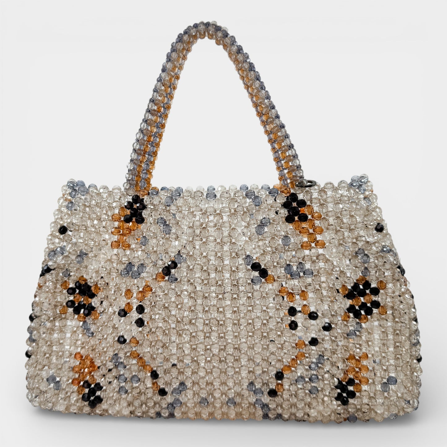 Anteprima Italy Multicoloured Beaded Tote Bag