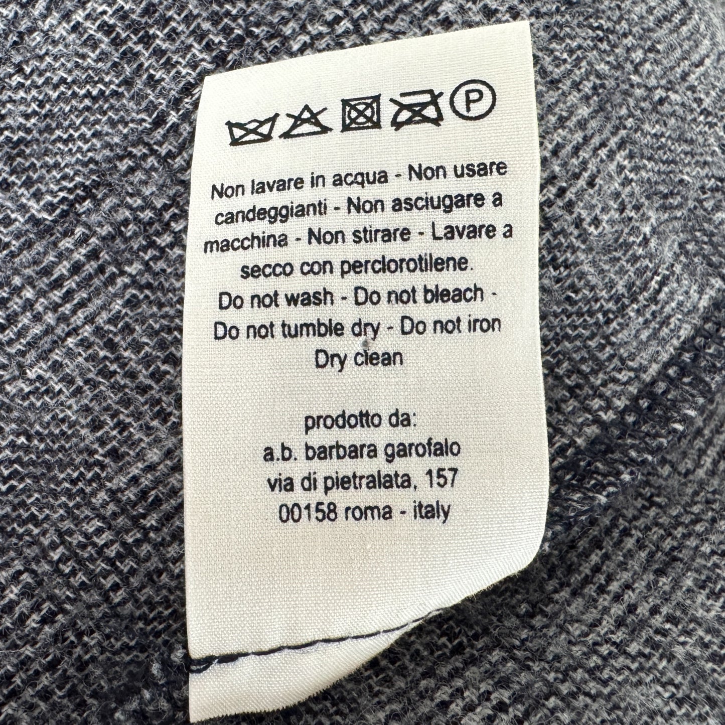 A.B. Apunto Prince of Wales 100% Virgin Wool Dropped Waist Dress M ~ AU10-12 [NEW]