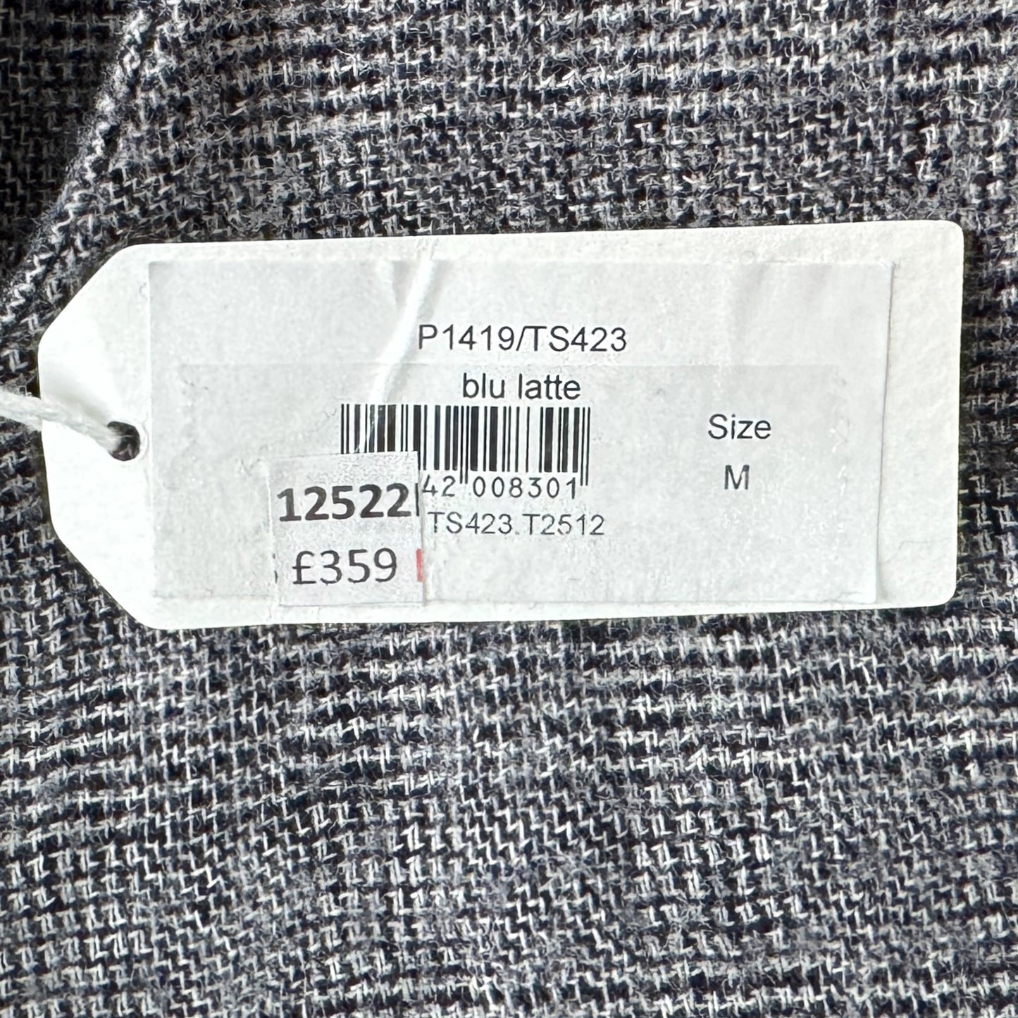 A.B. Apunto Prince of Wales 100% Virgin Wool Dropped Waist Dress M ~ AU10-12 [NEW]