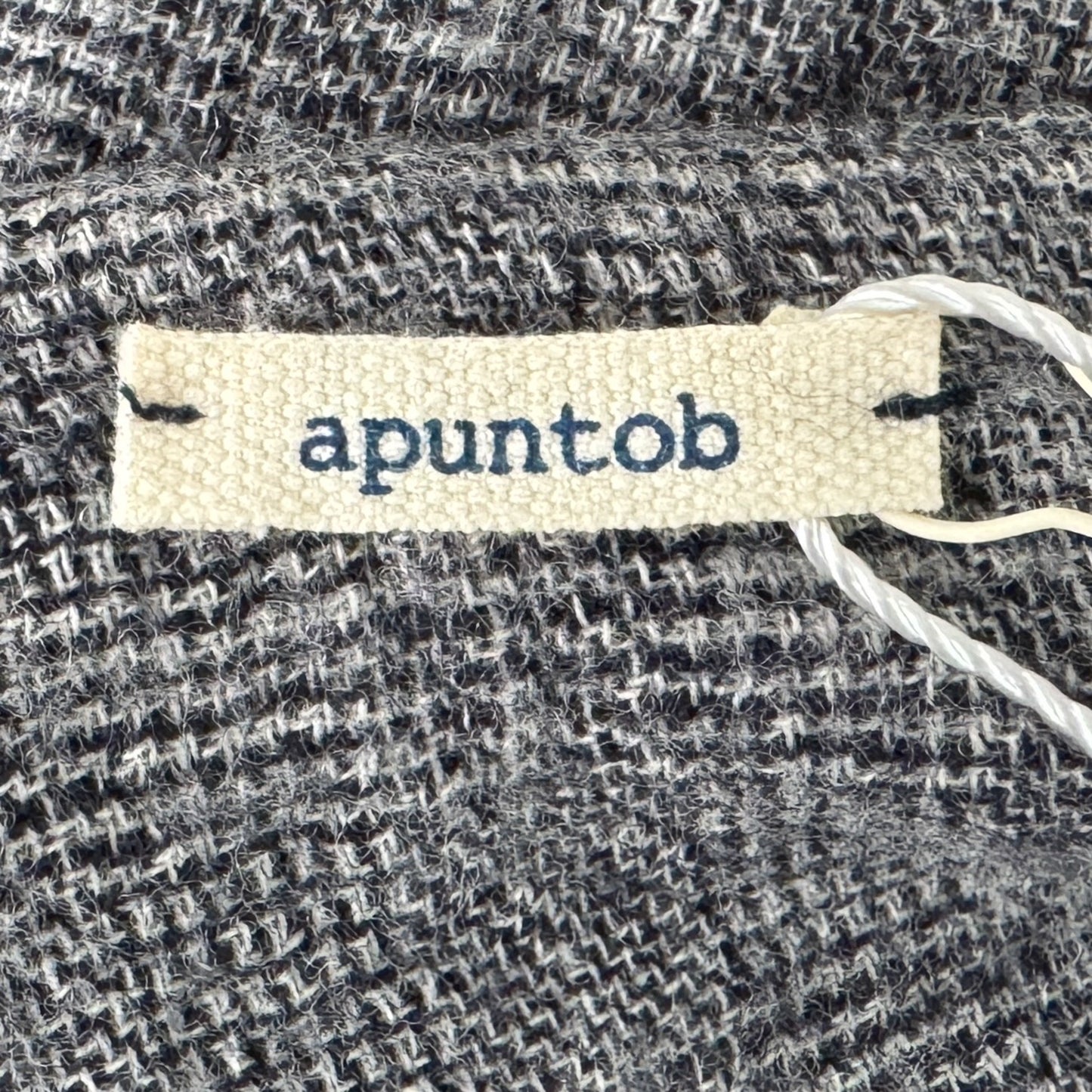 A.B. Apunto Prince of Wales 100% Virgin Wool Dropped Waist Dress M ~ AU10-12 [NEW]
