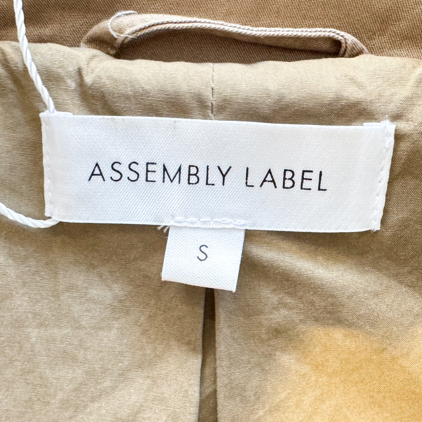 Assembly Label Khaki Coat Trench Small ~ Medium