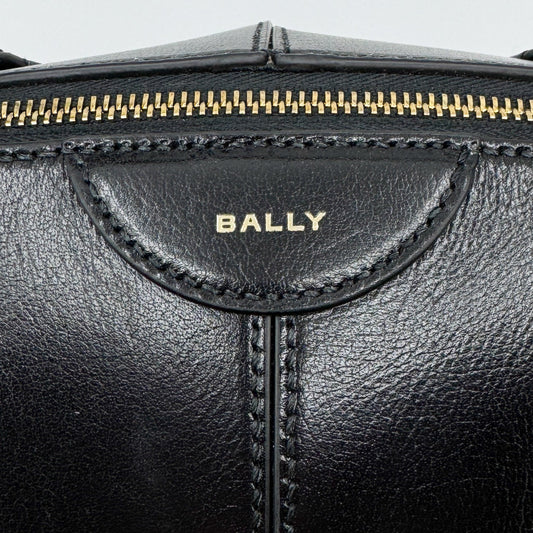 Bally Belle Alpine Black Leather Large Tote Bag