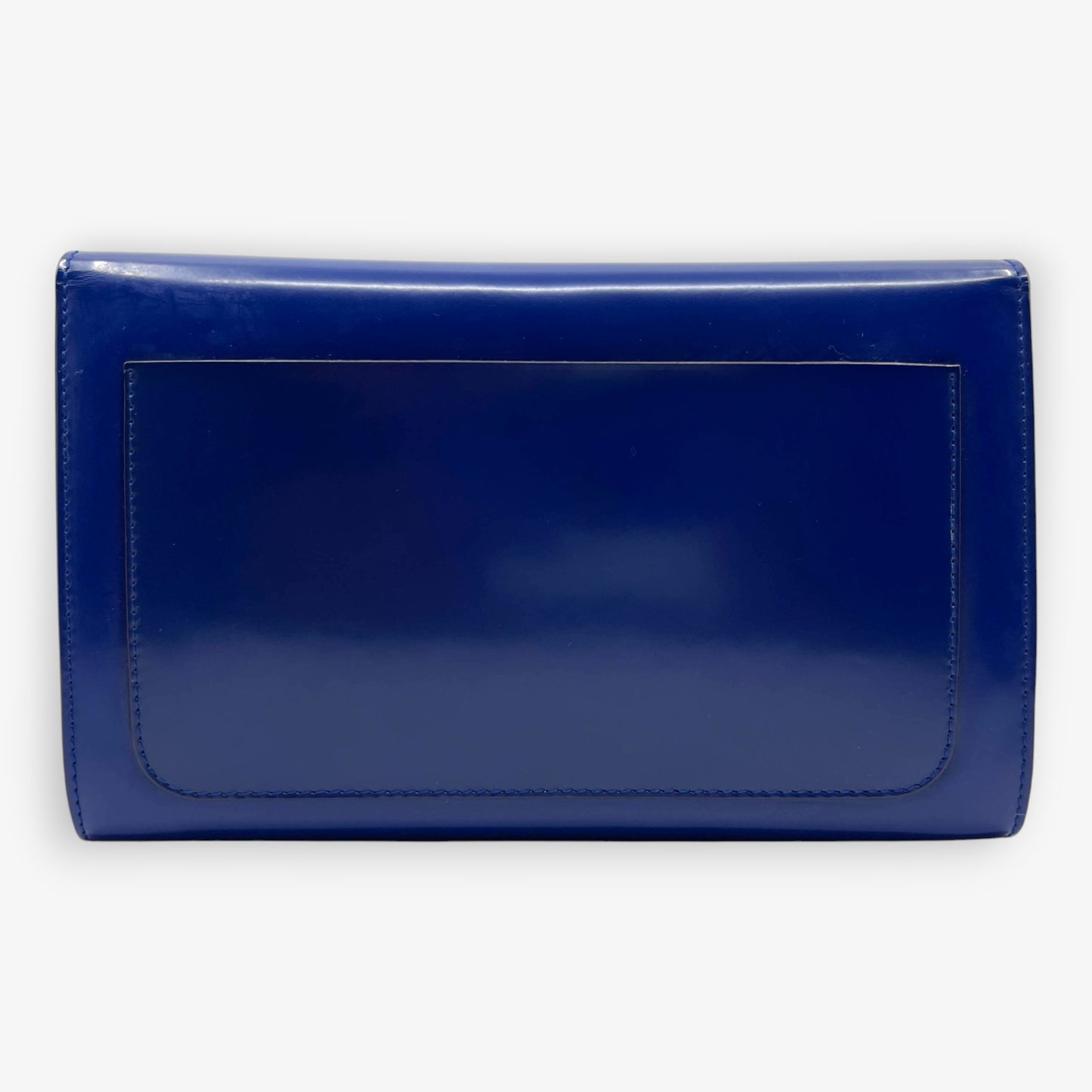 Bally Cobalt Blue Smooth Calf Leather Clutch & Shoulder Bag