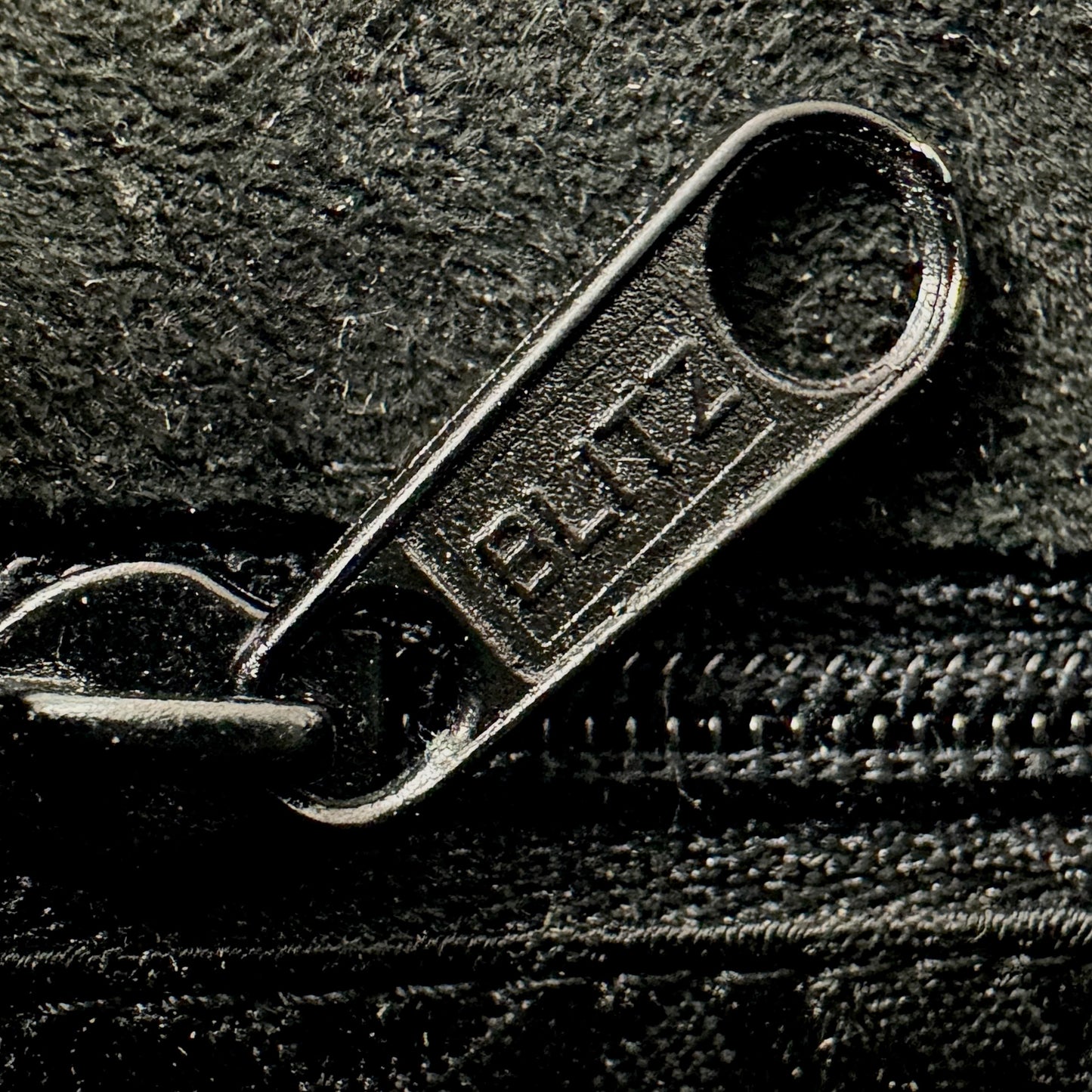 Bally Vintage Black Grey Metallic Stripe Shoulder Bag