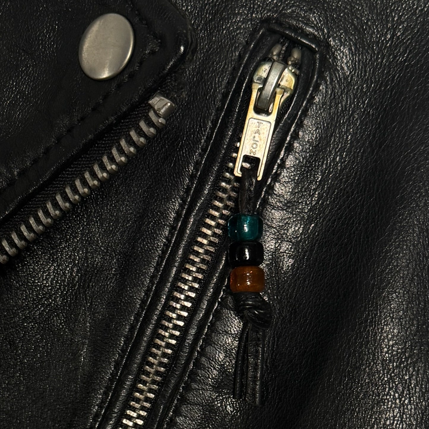 BLK DNM ® Black Leather Biker Jacket Small ~ AU6-8