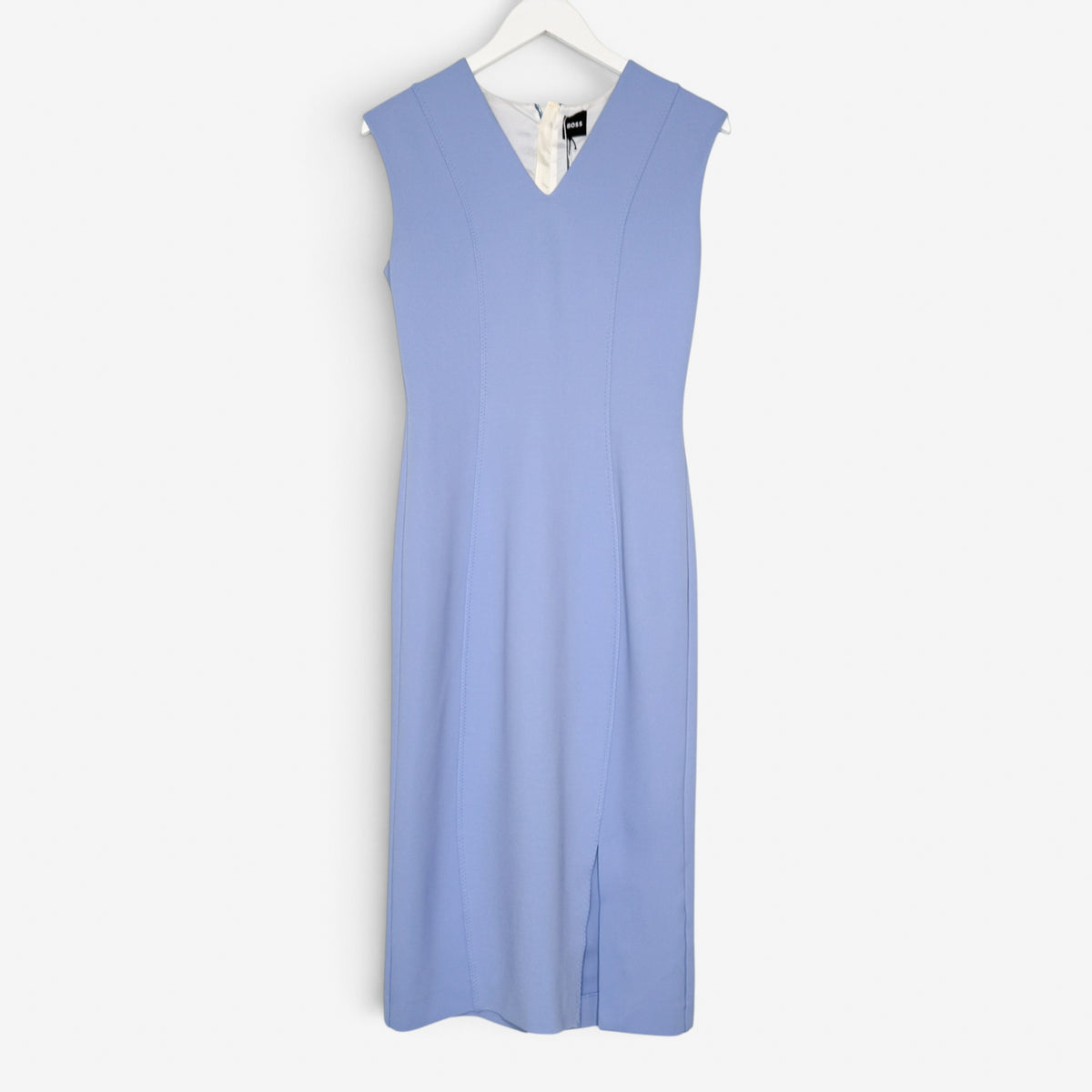 Boss Hugo Boss Blue Dukeva Fitted Midi Dress AU8 ~ Small ~ EU38 [NEW]