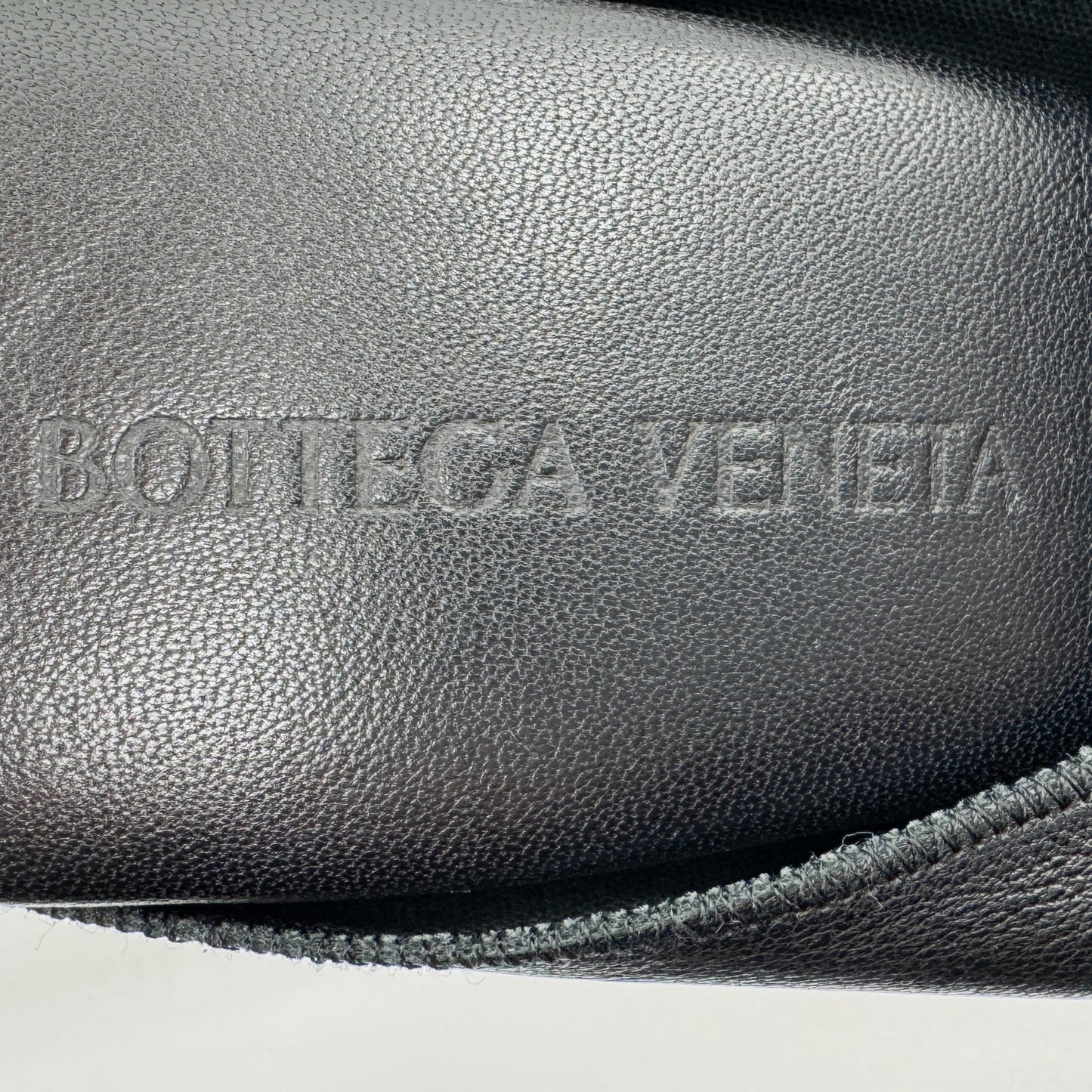 Bottega Veneta Black Leather Stretch Mule 90 Sandal Shoes EU39 ~ AU8