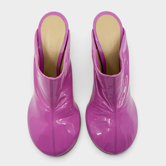 Bottega Veneta Gloss Pink Nappa Leather Dot Pump Heeled Shoes EU40.5 ~ AU9.5 [NEW]