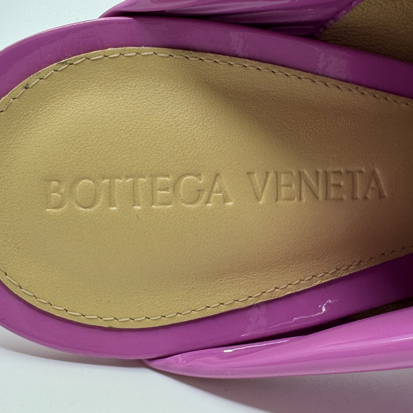 Bottega Veneta Gloss Pink Nappa Leather Dot Pump Heeled Shoes EU40.5 ~ AU9.5 [NEW]