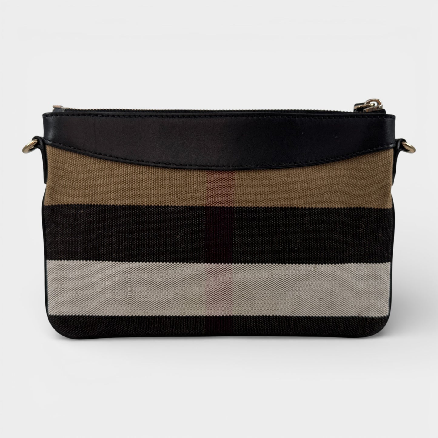 Burberry Peyton House Check Canvas Crossbody Bag