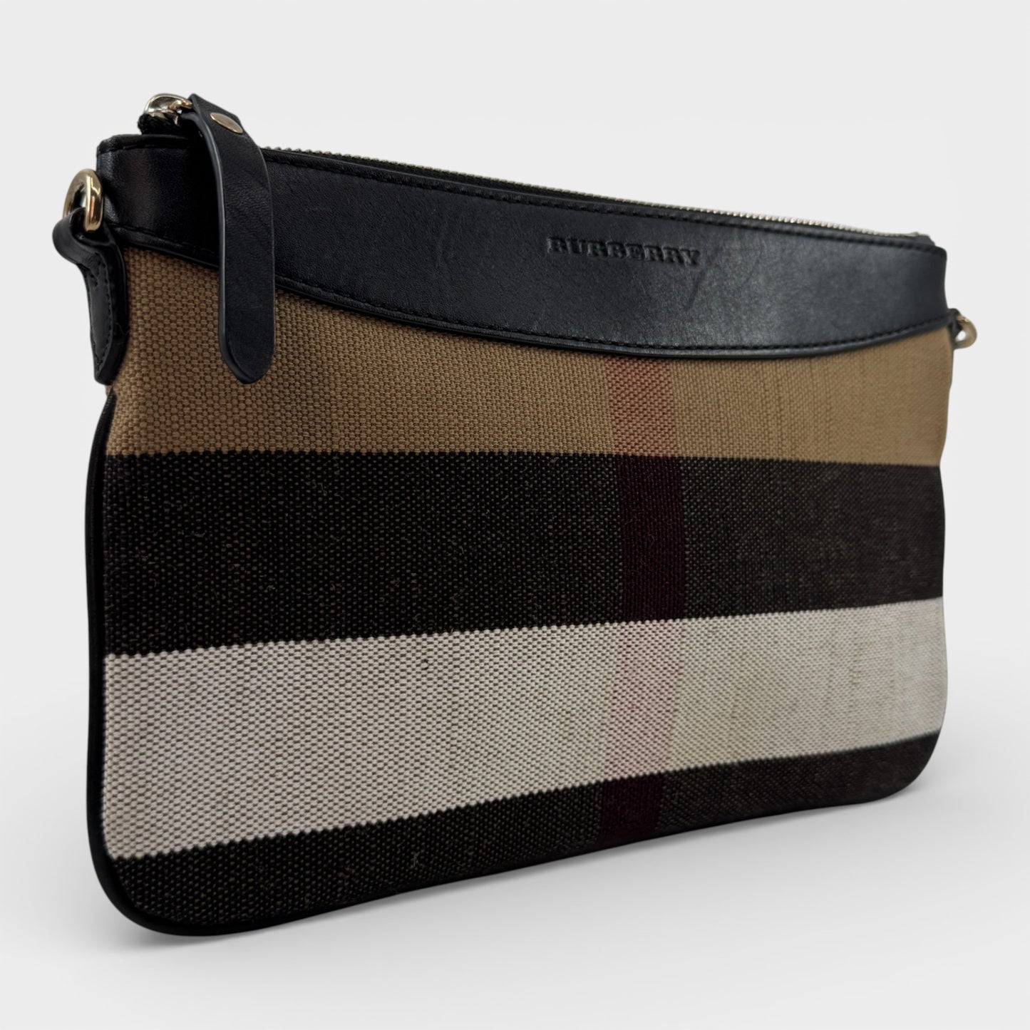 Burberry Peyton House Check Canvas Crossbody Bag