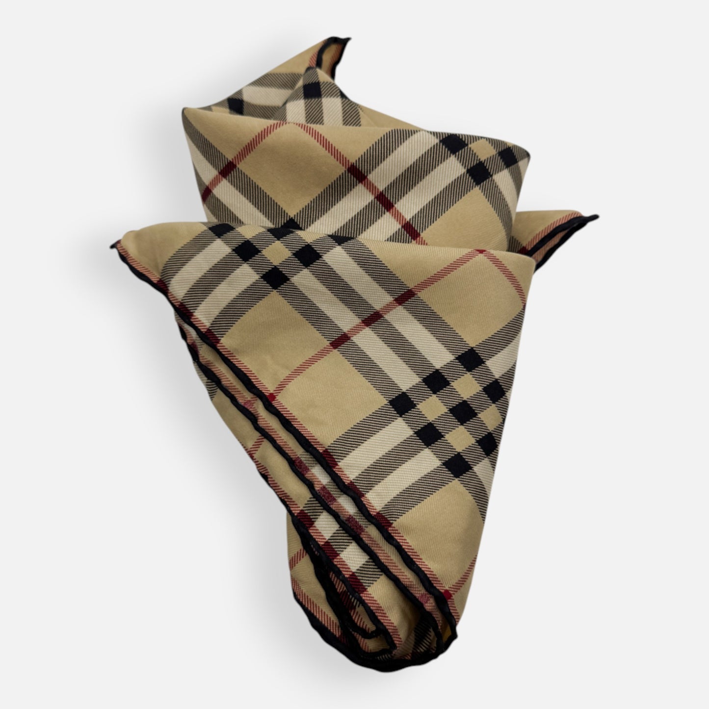Vintage Burberry London Novacheck Silk Square Scarf [45cm]