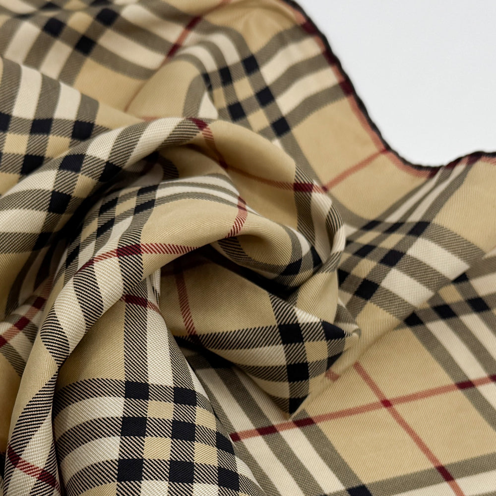 Vintage Burberry London Novacheck Silk Square Scarf [45cm]