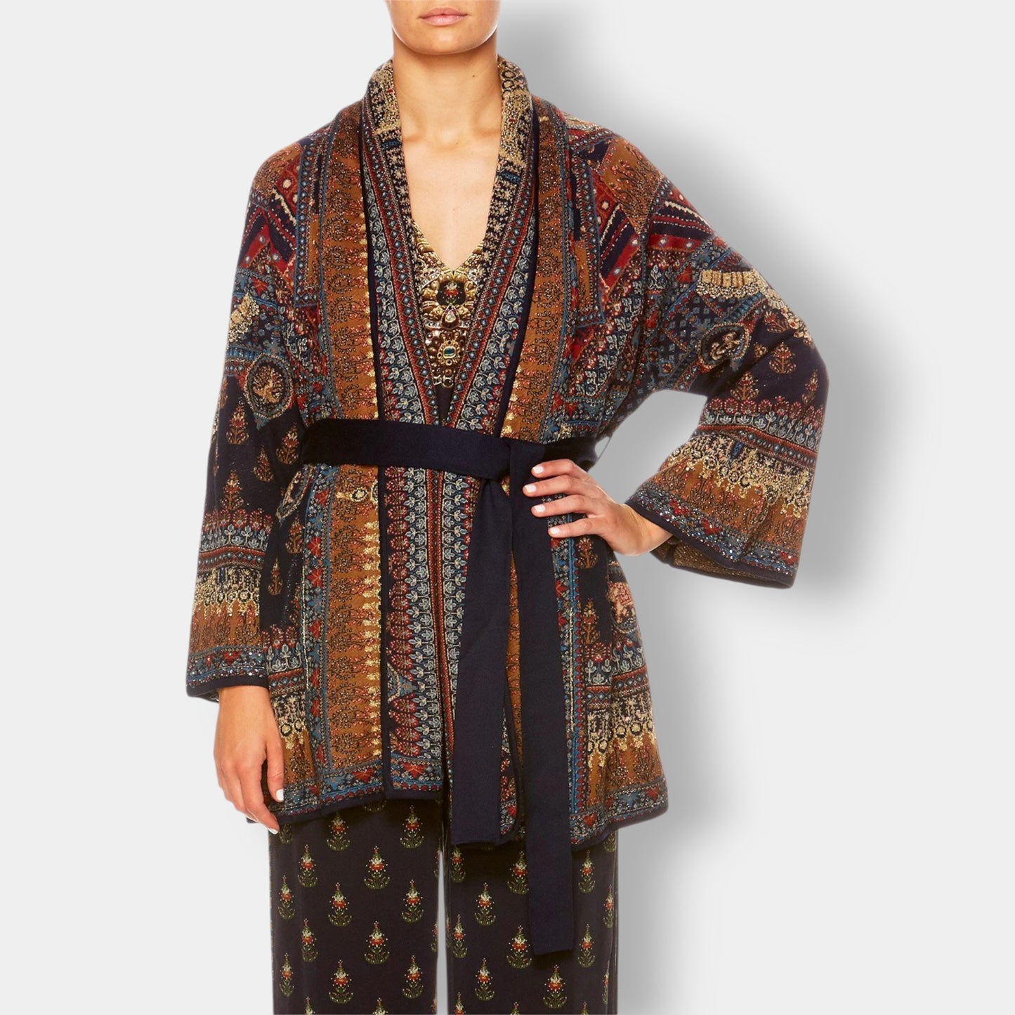 Camilla 'Bliss Of Bohemia' Kimono Wrap Jacket Large ~ AU14 [NEW]