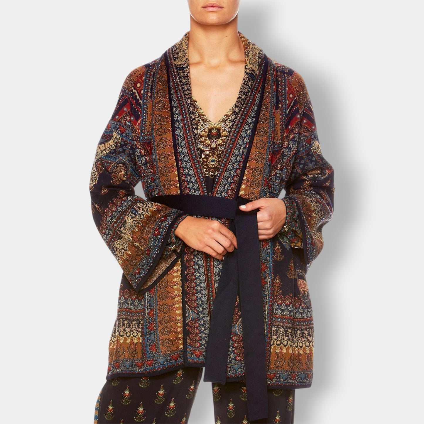 Camilla 'Bliss Of Bohemia' Kimono Wrap Jacket Large ~ AU14 [NEW]