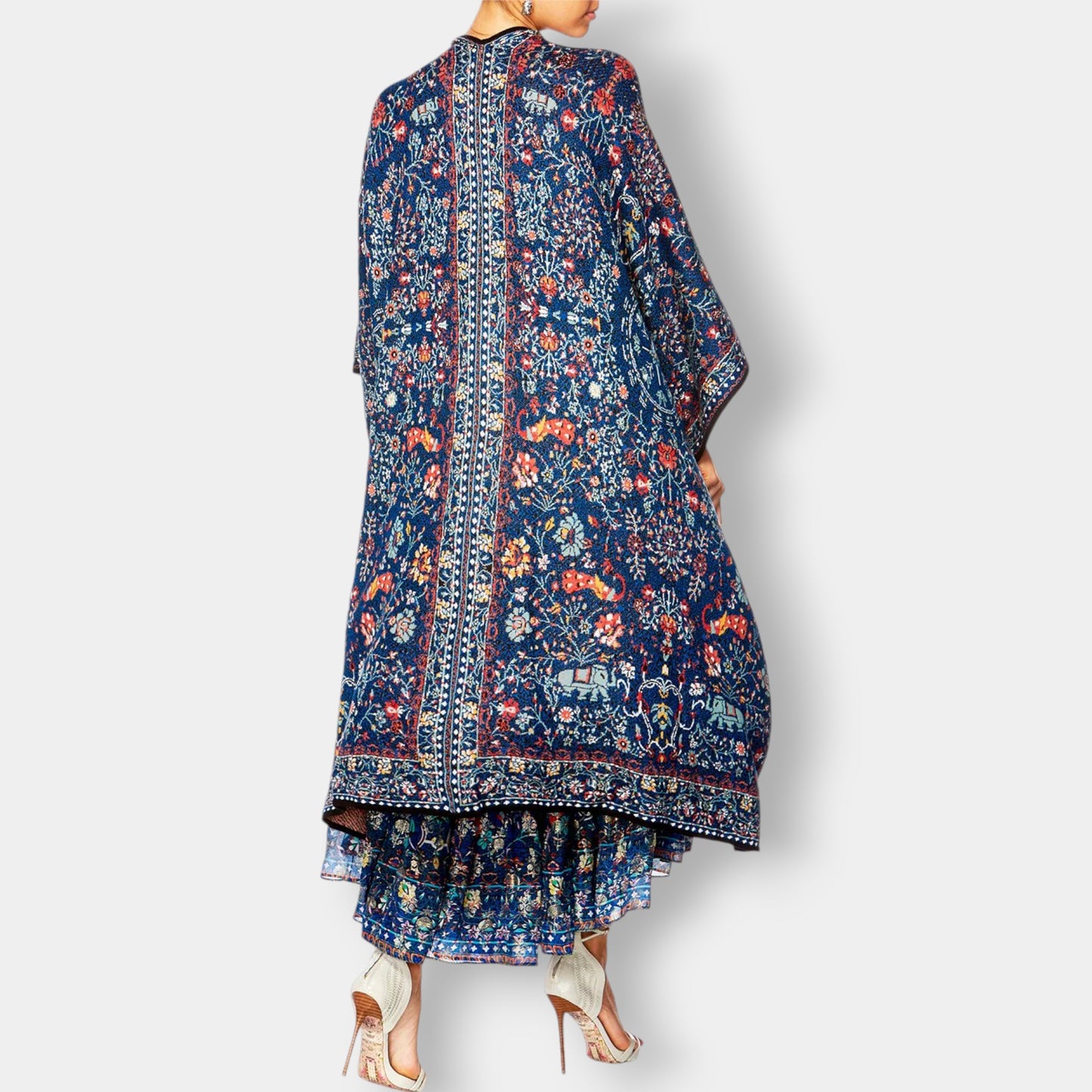 Camilla 'Kindness Kaleidoscope' Throw Over Jumper Poncho One Size [NEW]