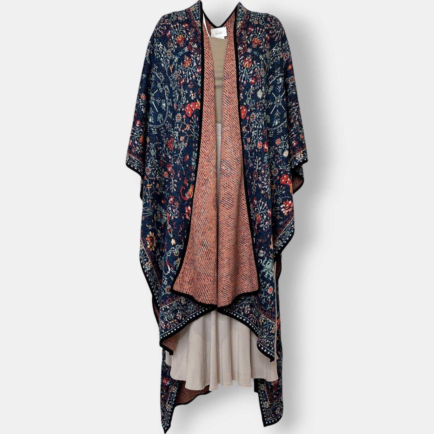 Camilla 'Kindness Kaleidoscope' Throw Over Jumper Poncho One Size [NEW]