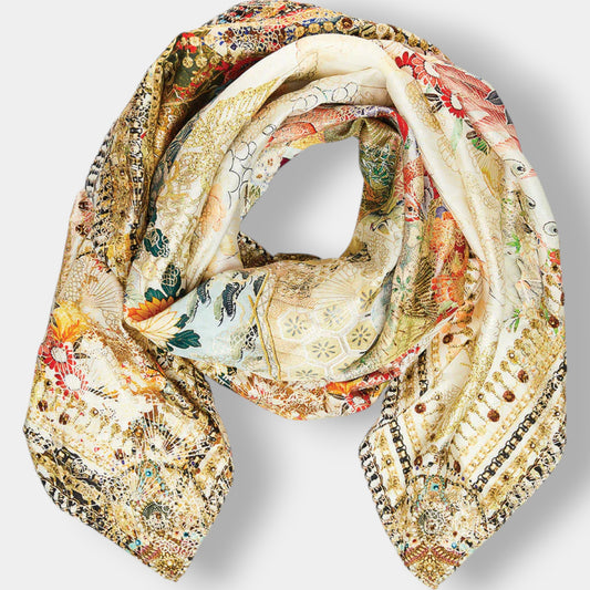 Camilla 'Lady Labyrinth' Large Square Silk Scarf [NEW]