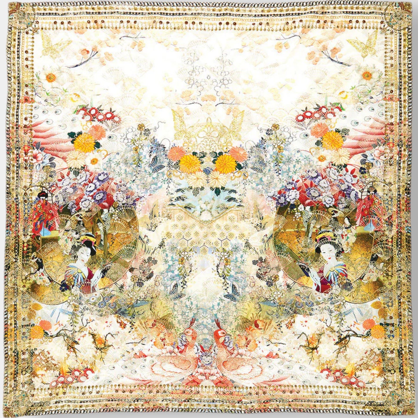 Camilla 'Lady Labyrinth' Large Square Silk Scarf [NEW]