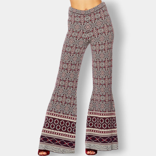 Camilla 'Mapped Out' Flared Knit Pant Extra Large ~ AU16 [NEW]