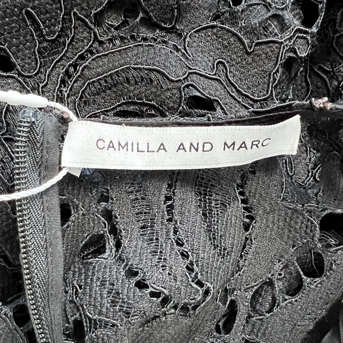 Camilla & Marc Black Lace Farrow Top AU8 / Small