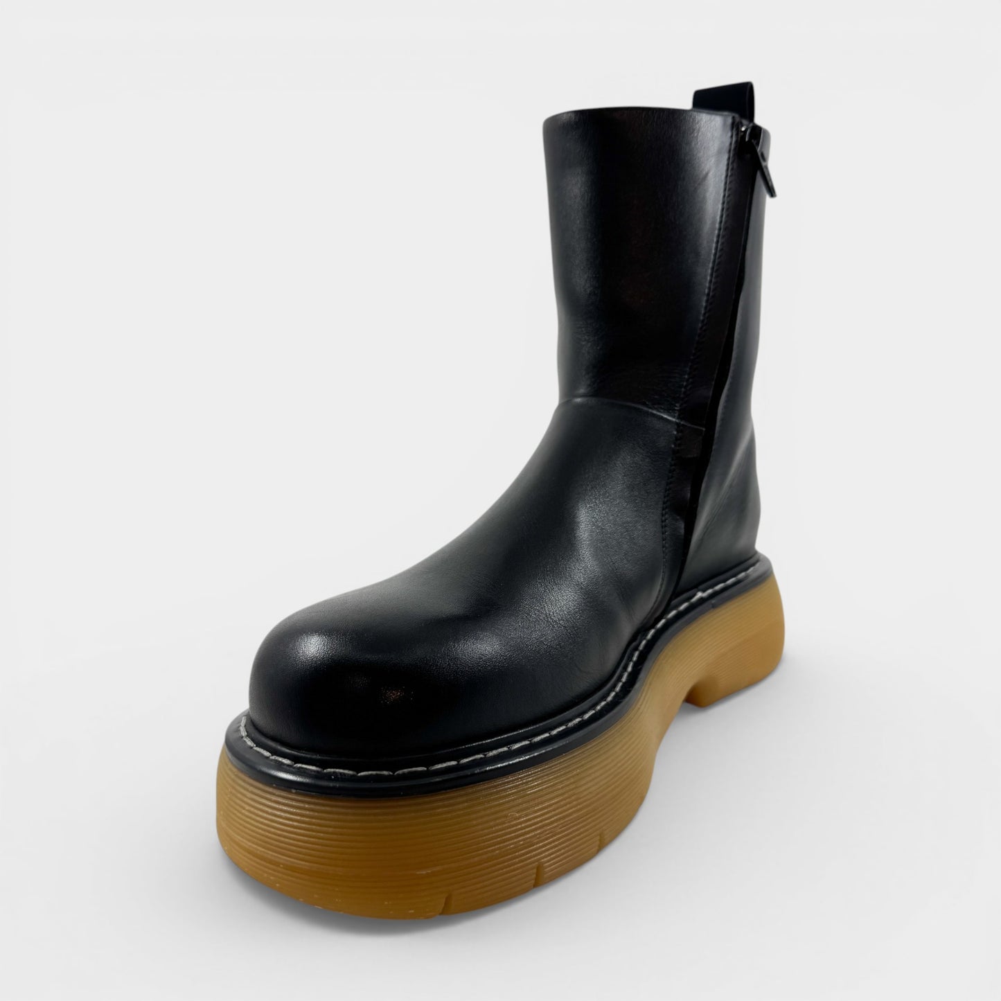 Camilla & Marc Black Leather Miki Ankle Boots EU39 ~ AU8 [NEW]
