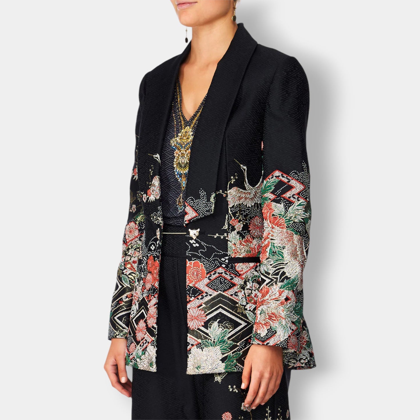 Camilla 'Midnight Moonchild' Jacquard Jacket Extra Large ~ AU16 [NEW]