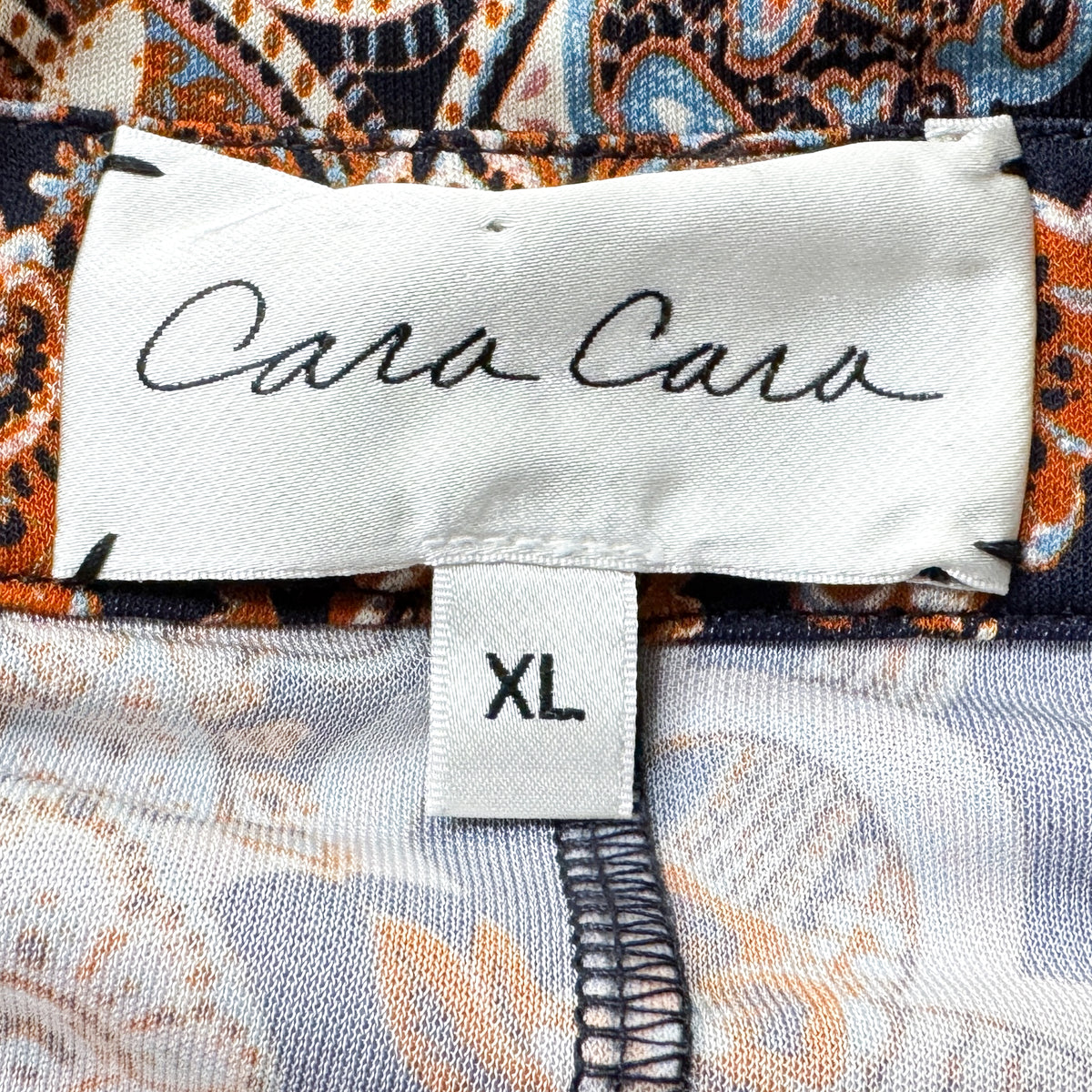 Cara Cara Draped Paisley Midi Dress AU12-14 ~ XL
