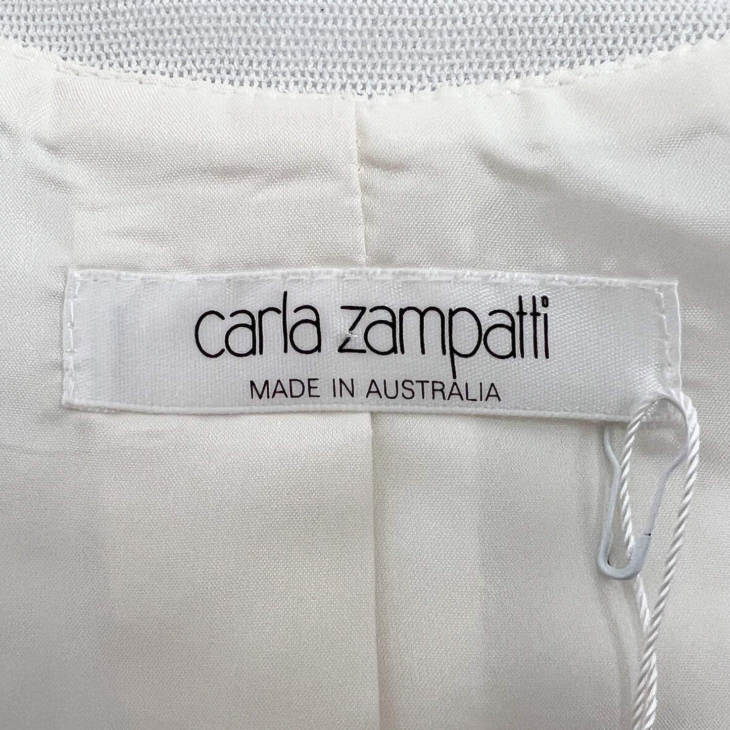 Carla Zampatti White Jacket AU6 ~ Small